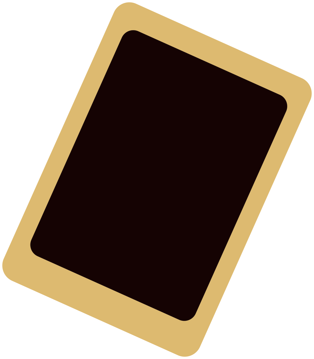 vector image of golden smart phone.